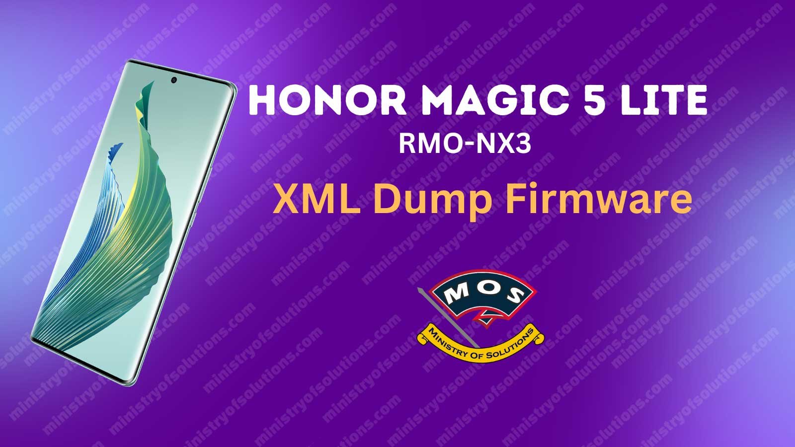 Honor Magic 5 Lite RMO NX3 Dump XML Firmware Free