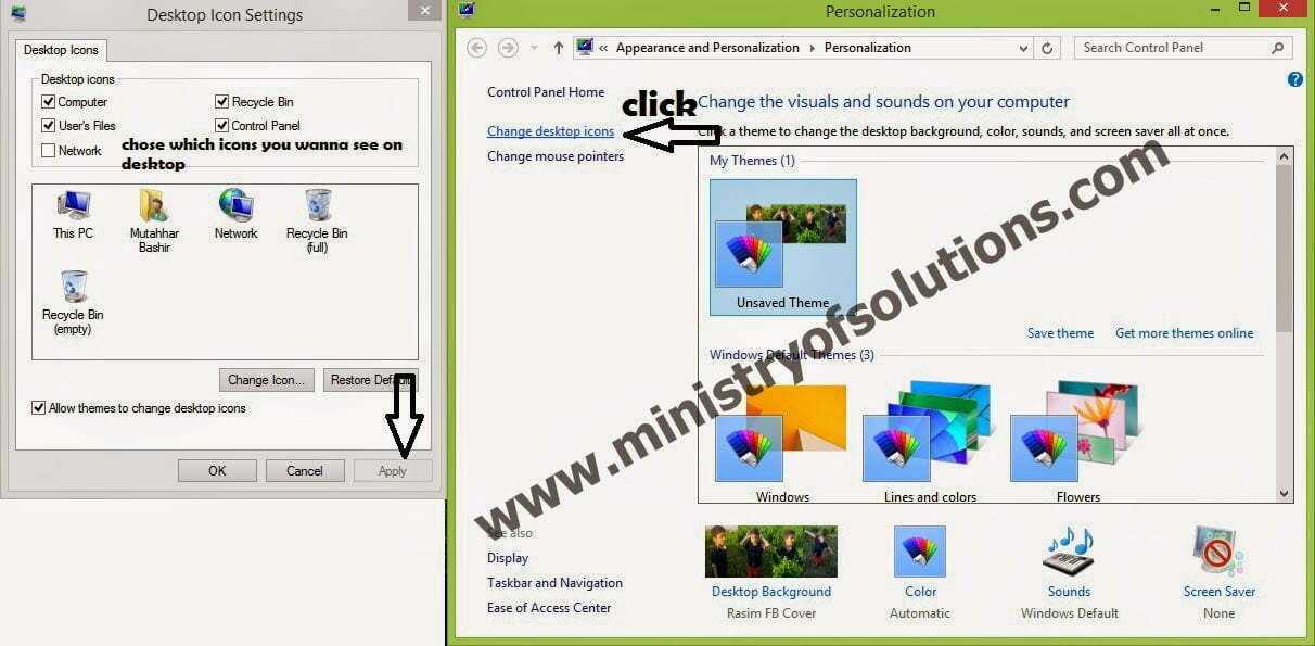 Solved Windows 8 Desktop Icons Not Showing Ministry Of Solutions