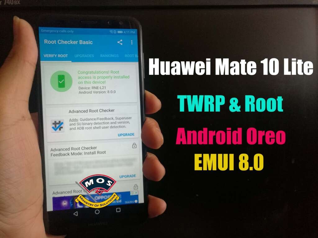 Huawei 0 10 oreo 8 root mate android lite logout option