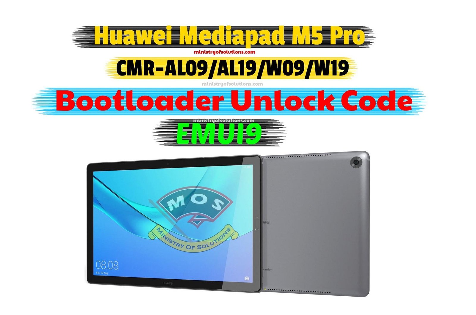 タブレット MediaPad M5 Pro Wi-Fiモデル CMR-W19